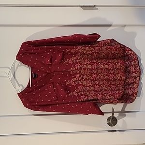 Torrid Red Floral Women's Top